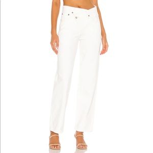 Criss Cross Wide Leg in Paste - Agolde